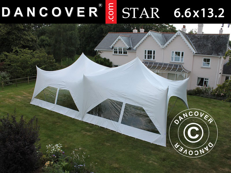 Pole tent ‘Star’ – det nye, elegante og organiske partyteltet